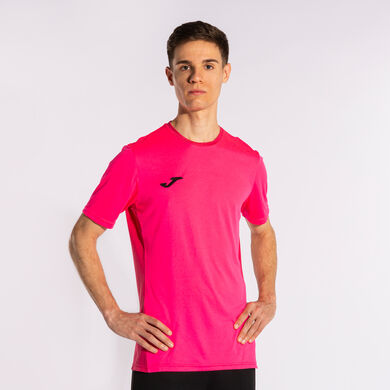 Camiseta manga corta hombre Winner II rosa flúor