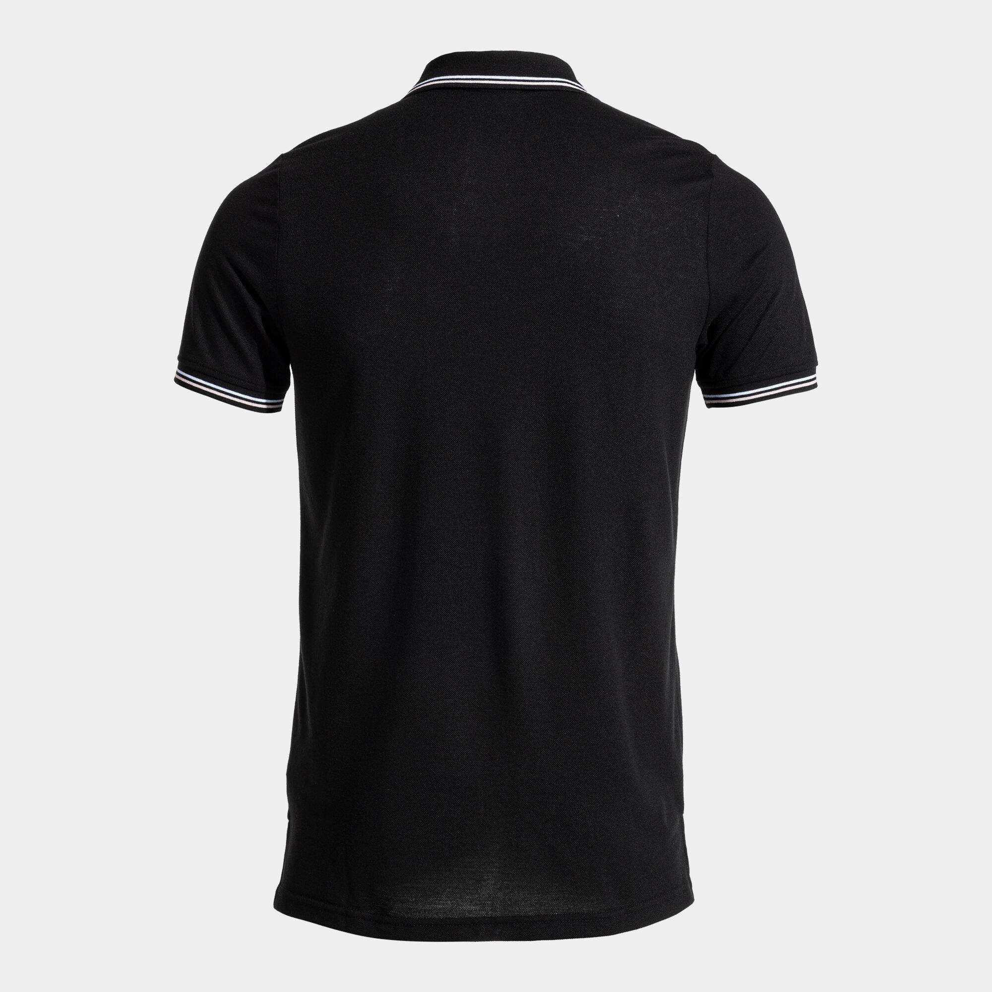 Polo z krótkim rękawkiem mężczyźni Confort Classic czarny