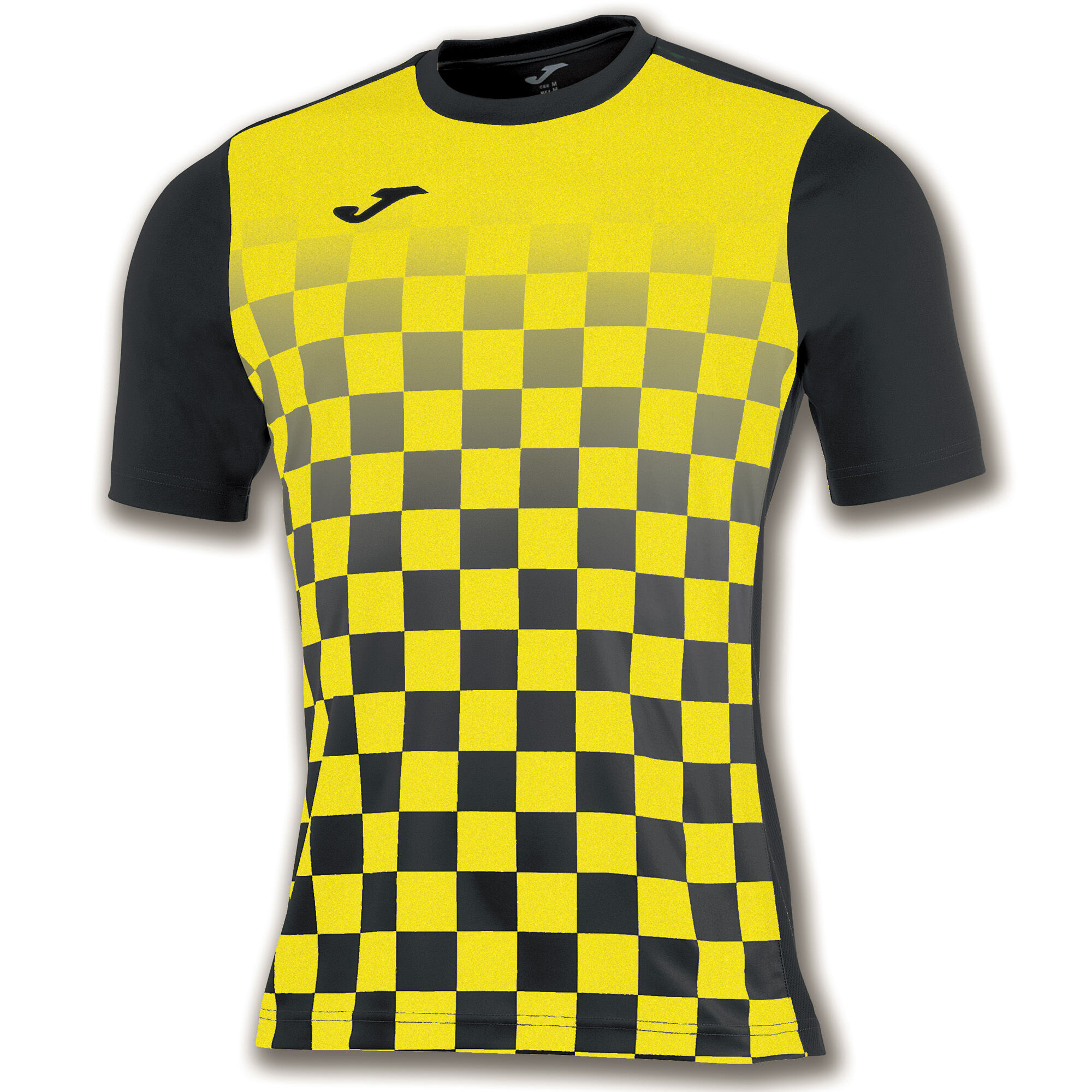 Maillot manches courtes homme Flag noir jaune JOMA