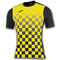 Camiseta manga corta hombre Flag negro amarillo
