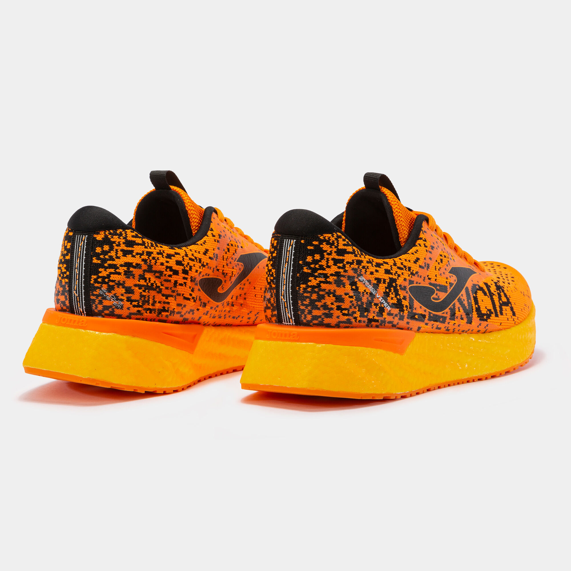 Running shoes Storm VIper 21 Carrera Nocturna Valencia man orange JOMA