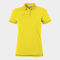 Polo manches courtes femme Bali II jaune