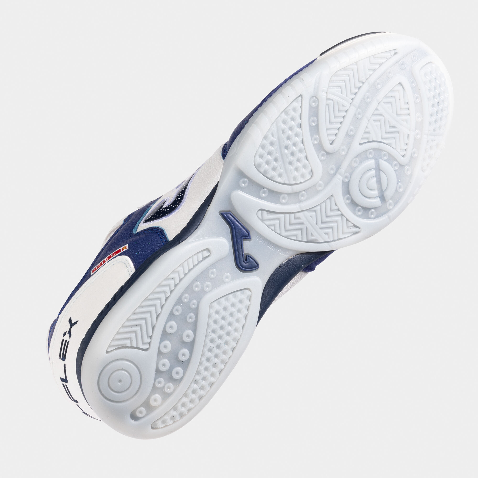 Futsal shoes Top Flex 25 indoor white royal blue | JOMA®