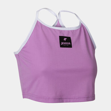 Camiseta tirantes mujer California morado