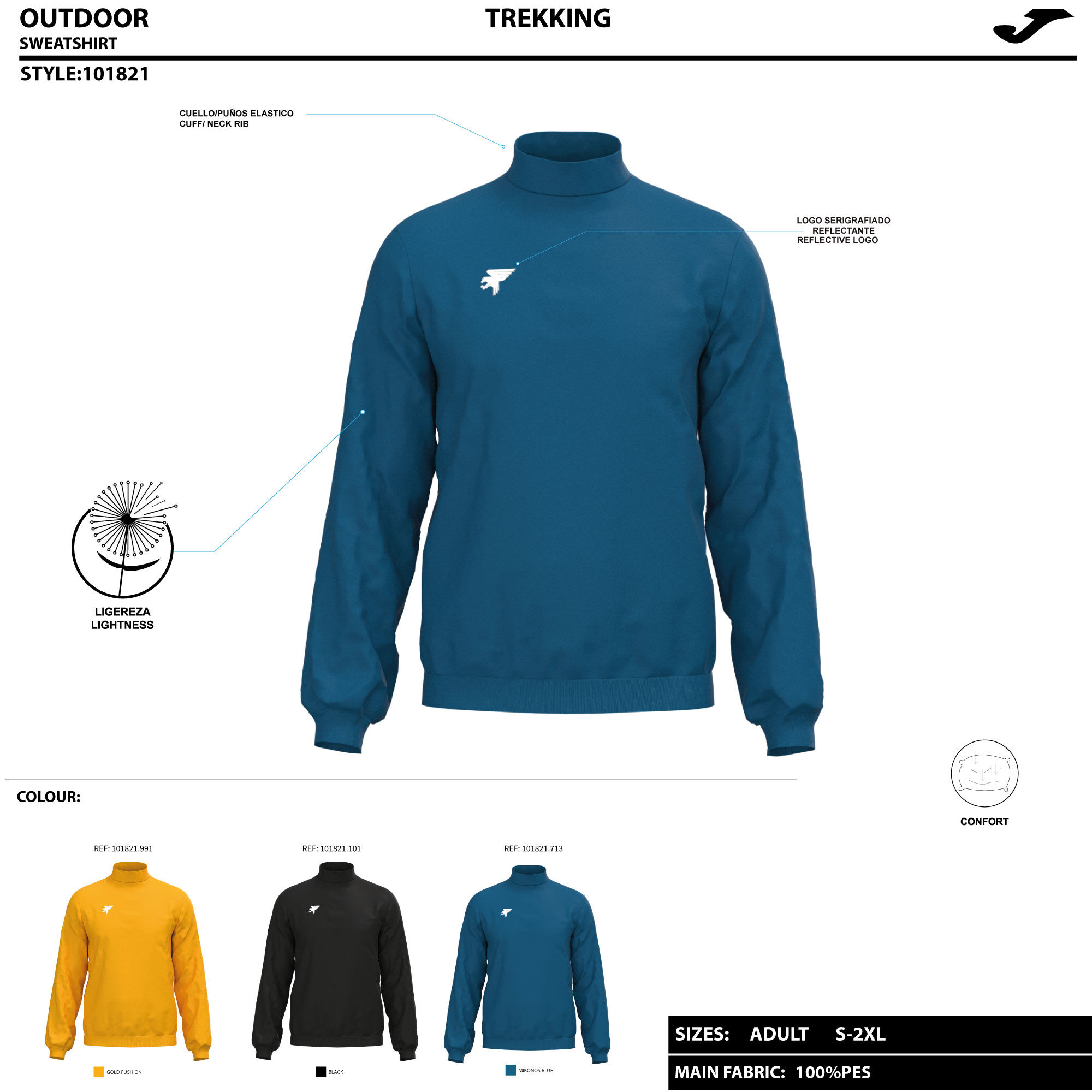 Sweatshirt man Sena orange