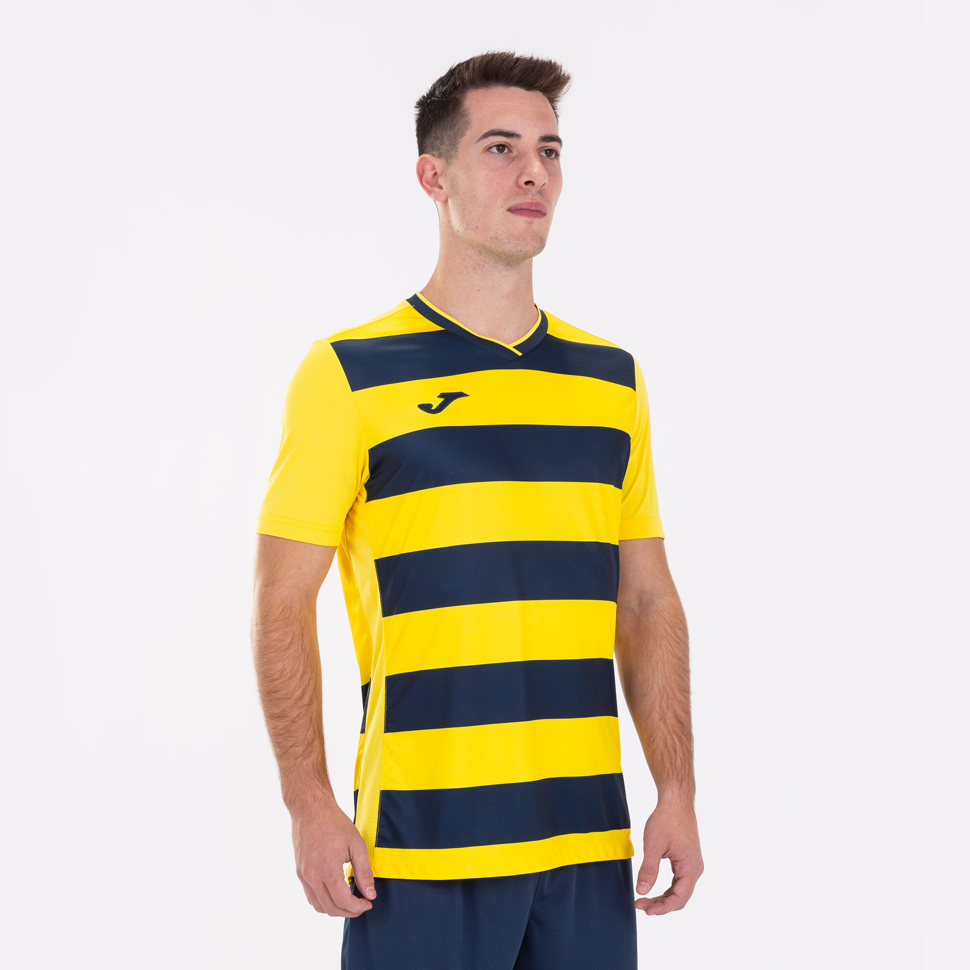 Joma Camiseta Europa Iv Amarillo-Marino M/C, Hombre