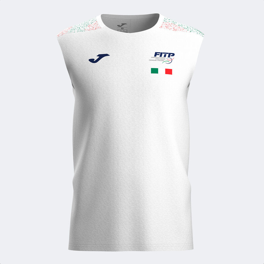 CAMISETA SIN MANGAS COMP. OFI. FED. ITALIA TENIS Y PADEL