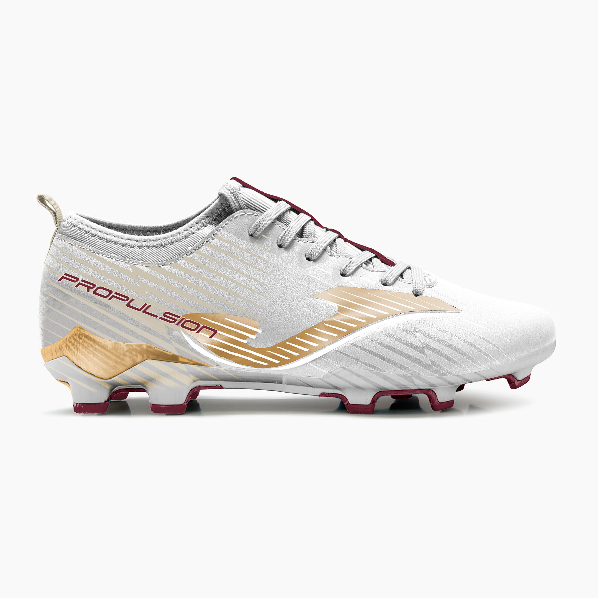 Football boots Propulsion Cup 24 firm ground FG white gold