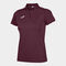 Polo manica corta donna Hobby bordeaux