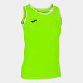 CAMISETA TIRANTES MUJER BREAK VERDE FLÚOR