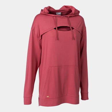 Sudadera con capucha mujer Breath rojo