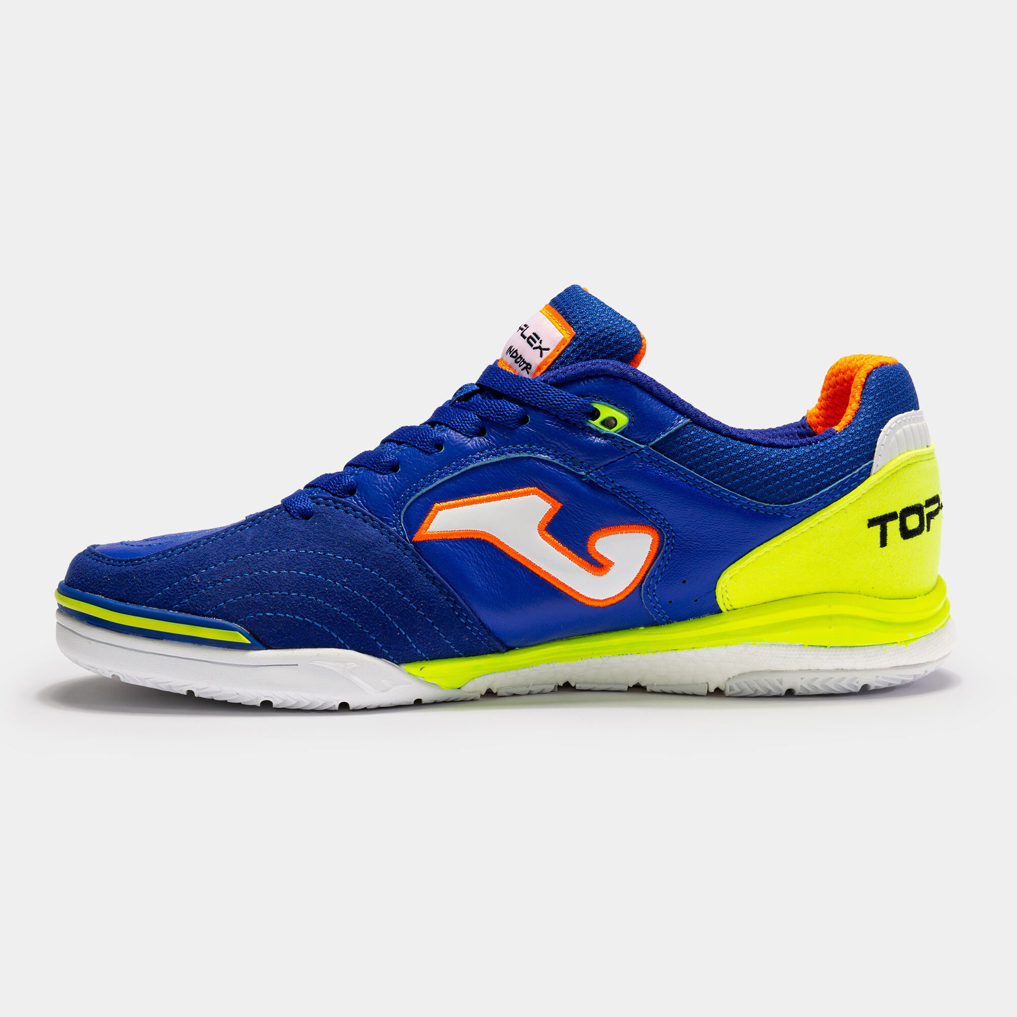 Futsal shoes Top Flex Rebound 23 indoor royal blue fluorescent green