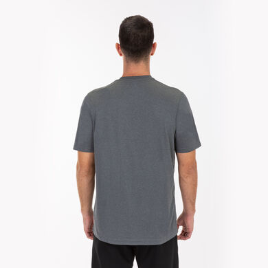Shirt short sleeve man Combi melange gray