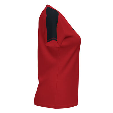 Shirt short sleeve woman Academy III red black