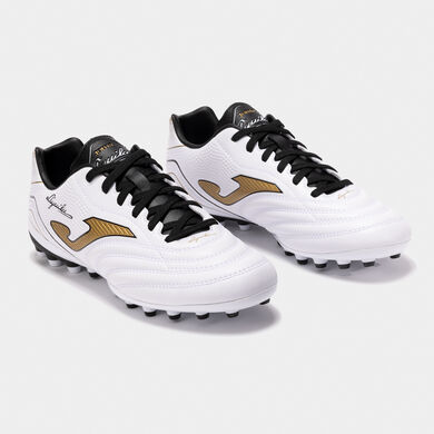 Fußballschuhe Aguila 25 kunstrasen (AG) weiß gold