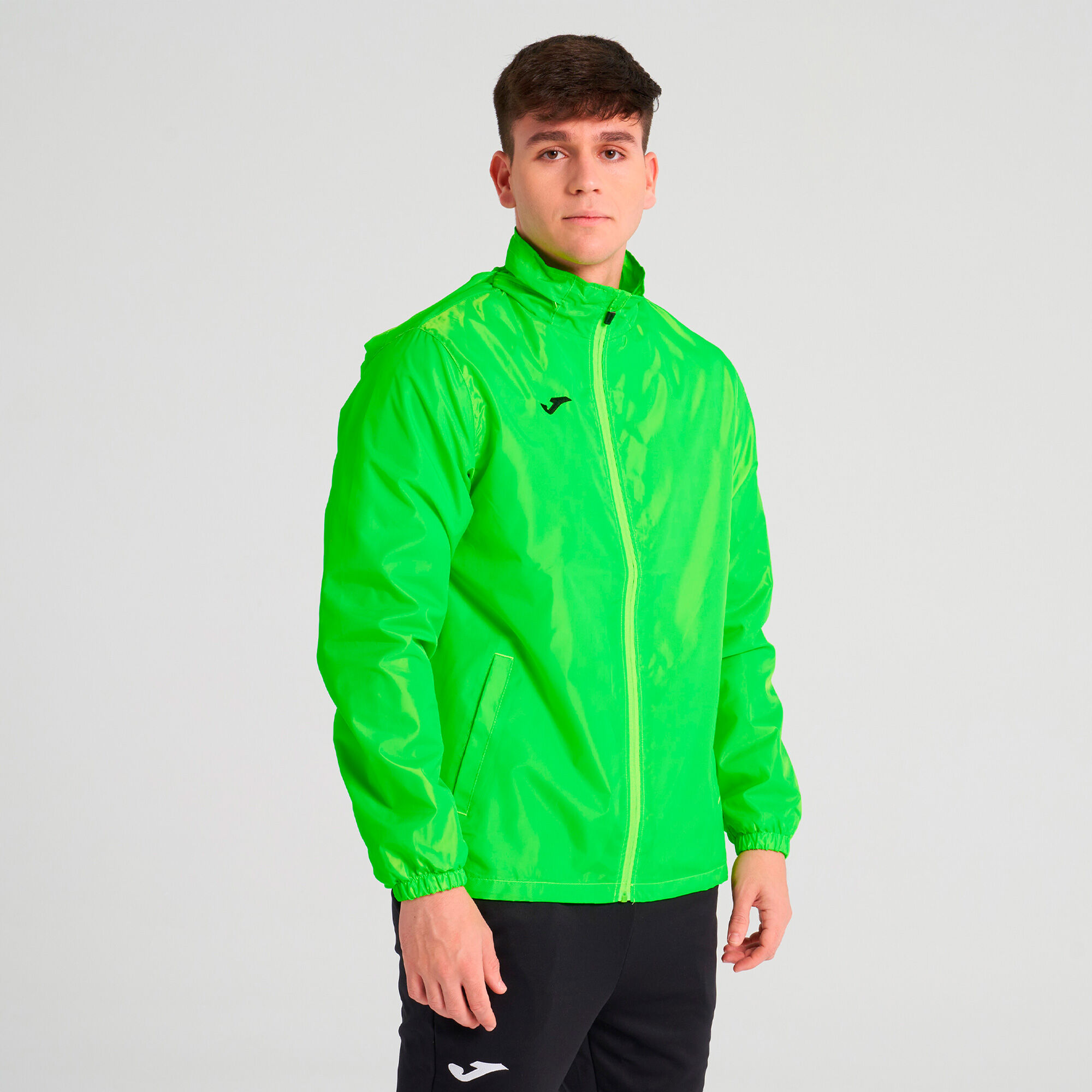Chubasquero hombre Iris verde fl or JOMA