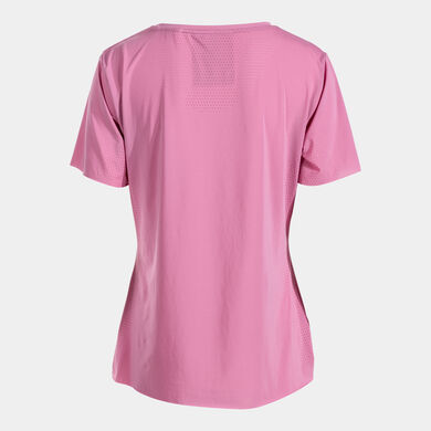 Maglia a manica corta donna Indoor gym rosa