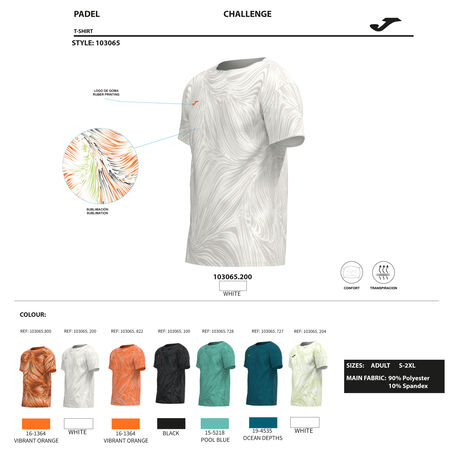 CAMISETA MANGA CORTA CHALLENGE