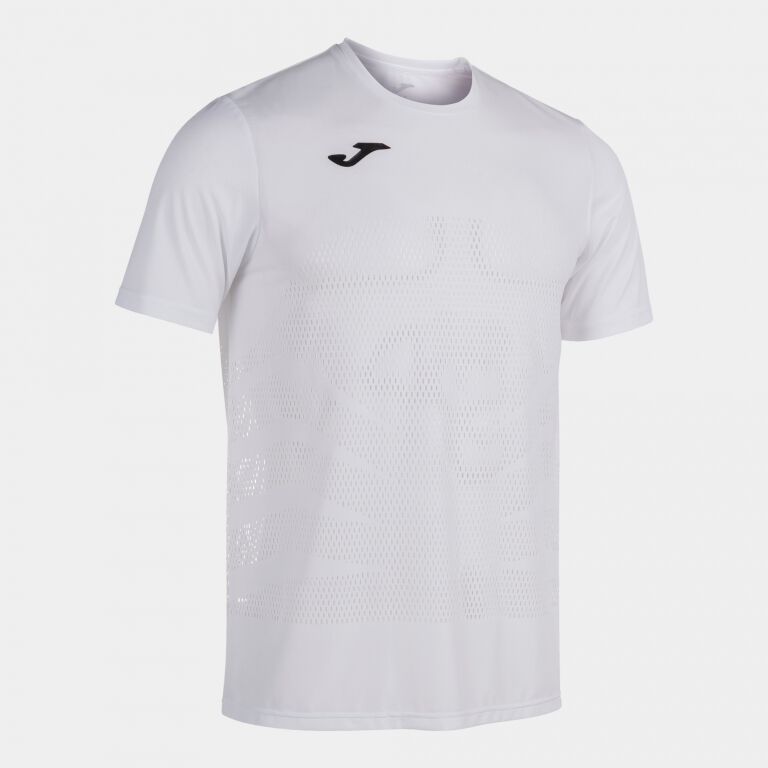 Shirt short sleeve man Marathon white