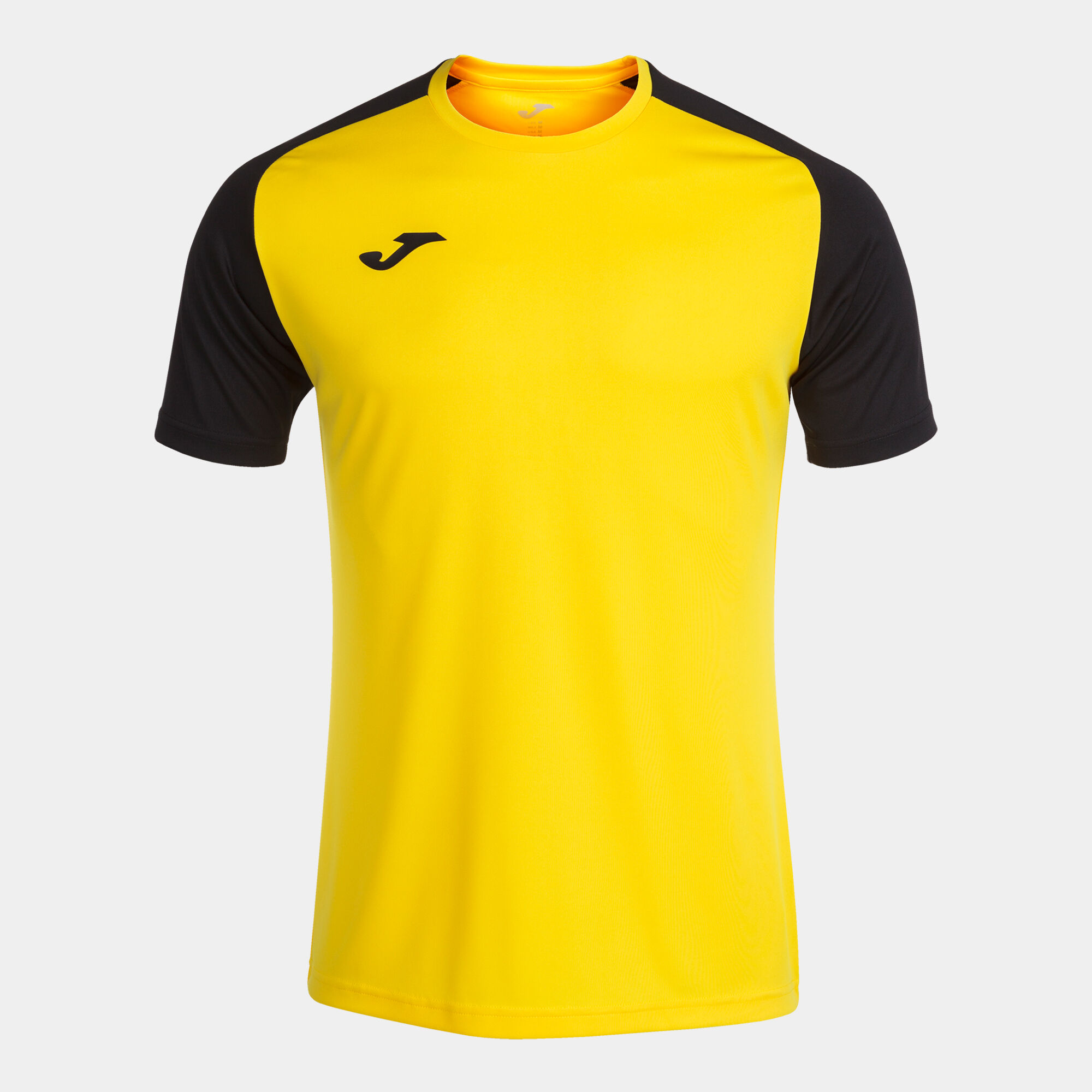 T-shirt manga curta homem Academy IV amarelo preto