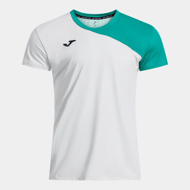 Tricou cu m&acirc;necă scurtă bărbaȚi Challenge Deuce alb verde