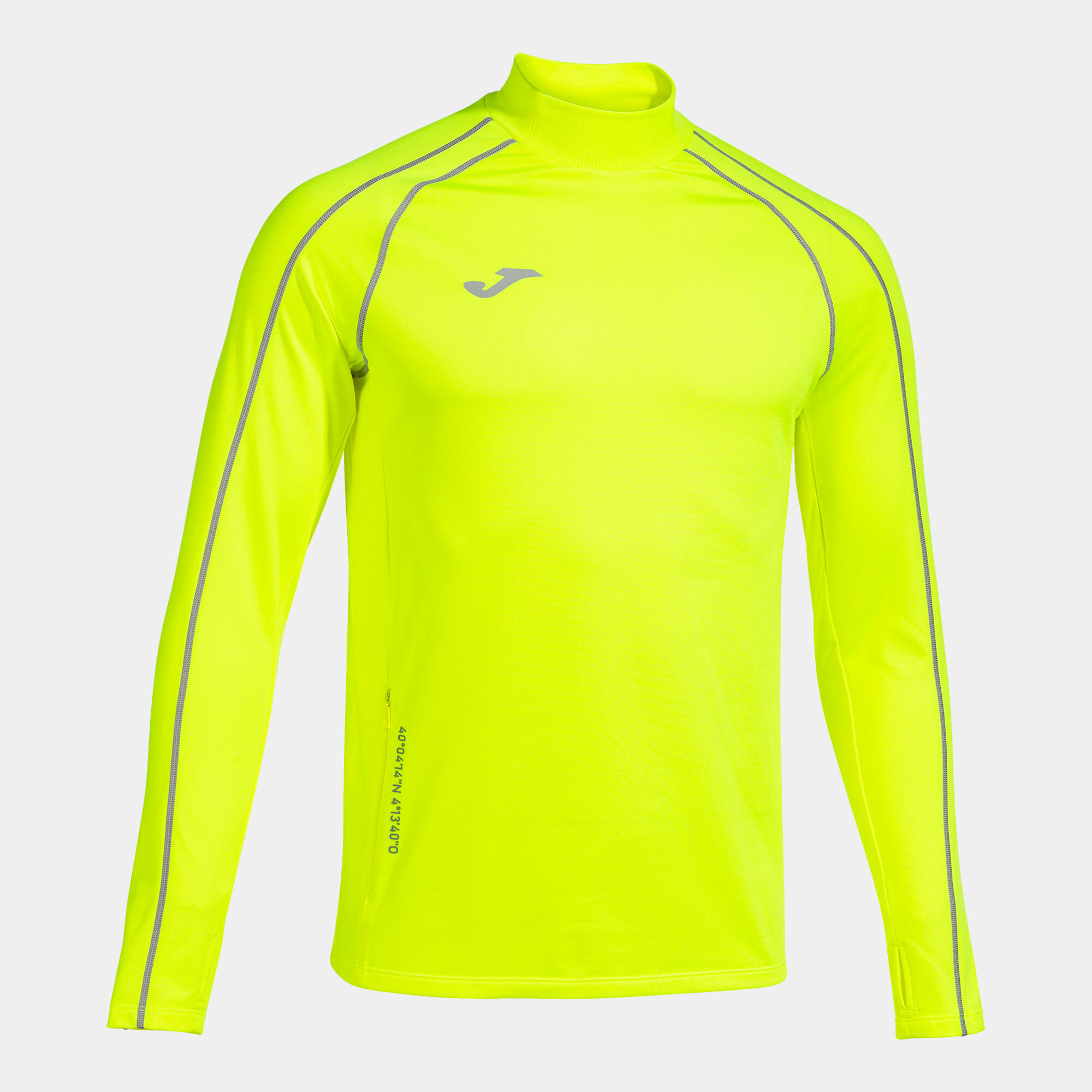 Sweatshirt man R-City fluorescent yellow
