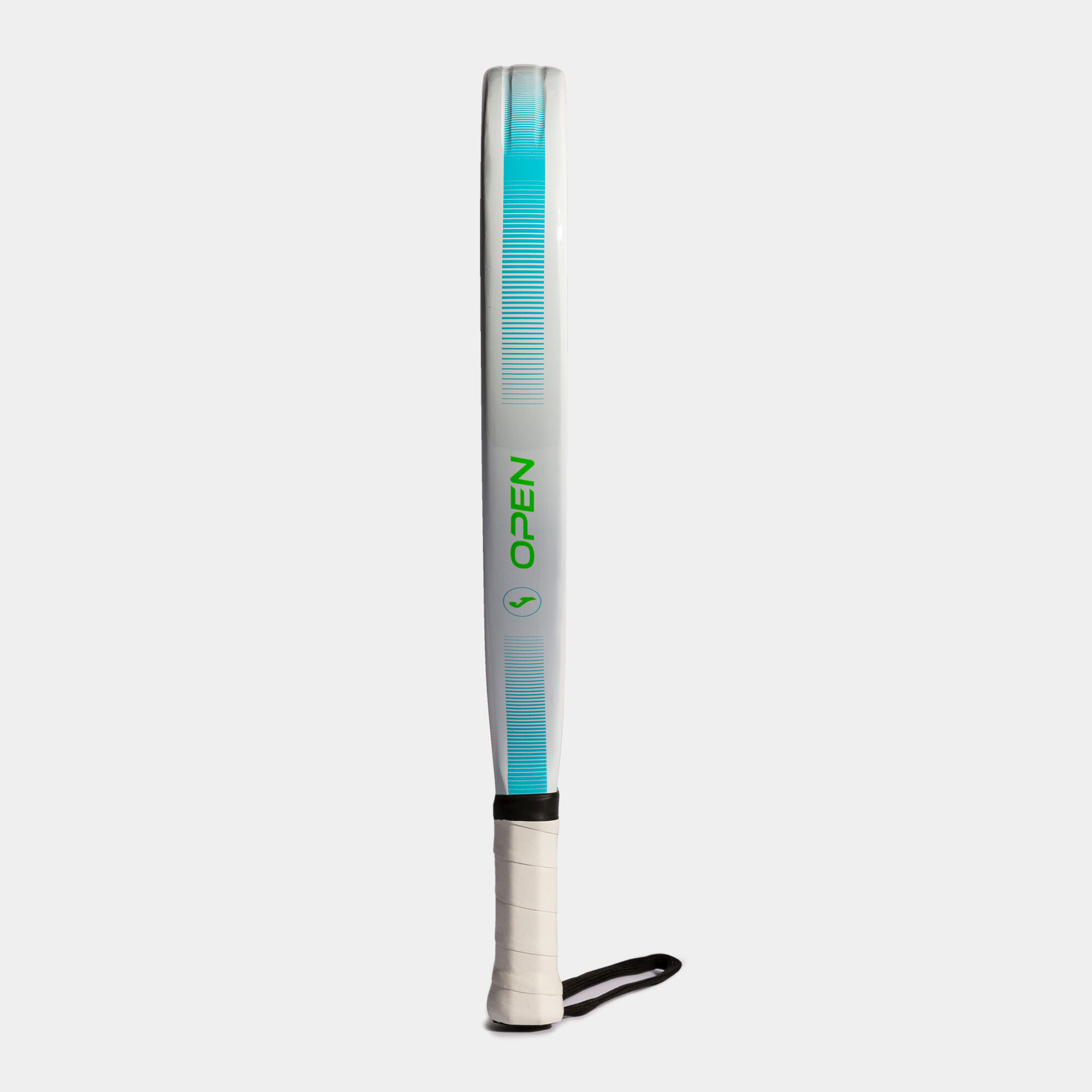 Padel racket Open white fluorescent turquoise