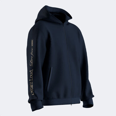 Kurtka z kapturem mężczyźni Mimetic granatowy