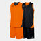 Set unisex Kansas naranja negro