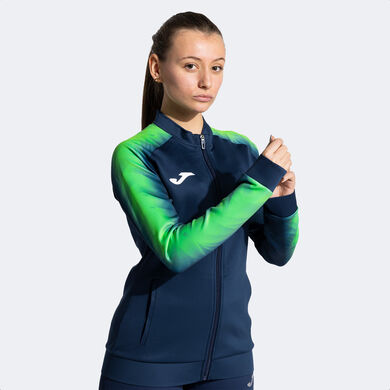 Chaqueta mujer Elite XI marino verde flúor