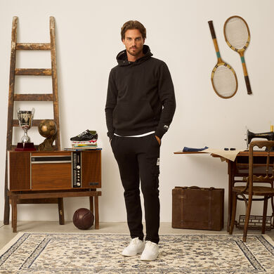 Sudadera con capucha hombre Urban Street negro