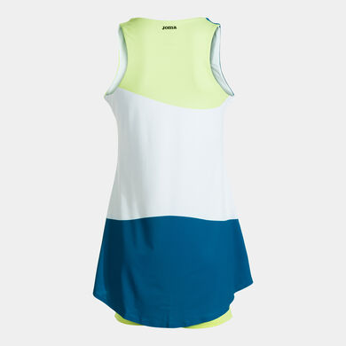 Vestido mulher Challenge verde azul
