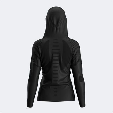 Chaqueta con capucha mujer R-Trail Nature negro