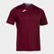 Shirt short sleeve man Combi burgundy