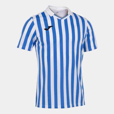 Camiseta manga corta hombre Copa II blanco royal