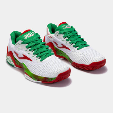 Chaussures T.Ace 23 Rome terre battue unisexe blanc rouge