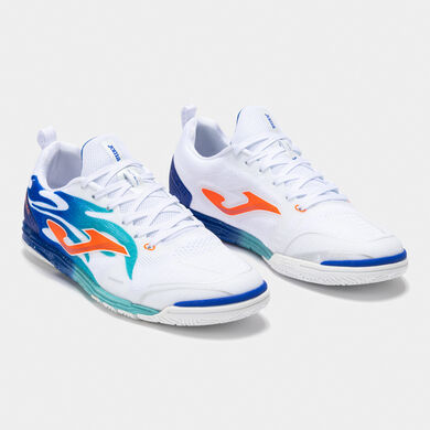 Scarpe calcio a 5 Tactico 25 indoor bianco blu reale