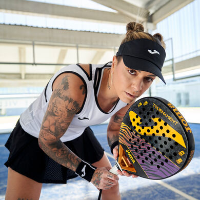 Padel racket Tournament black orange purple
