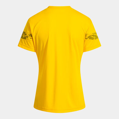 Shirt short sleeve woman Championship VIII yellow green