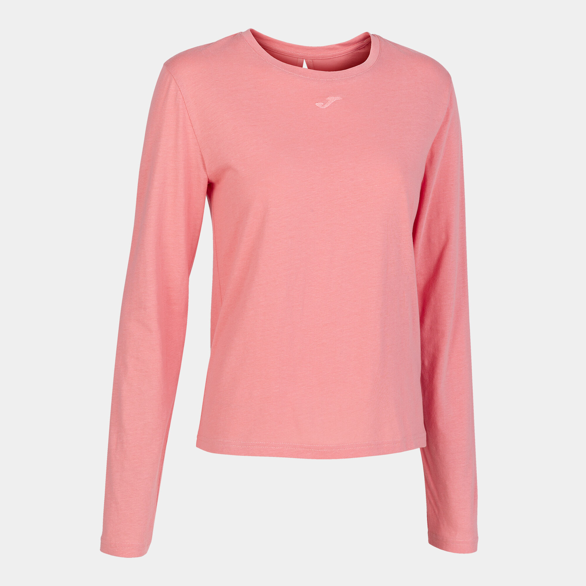 T-shirt manga comprida mulher Organic rosa