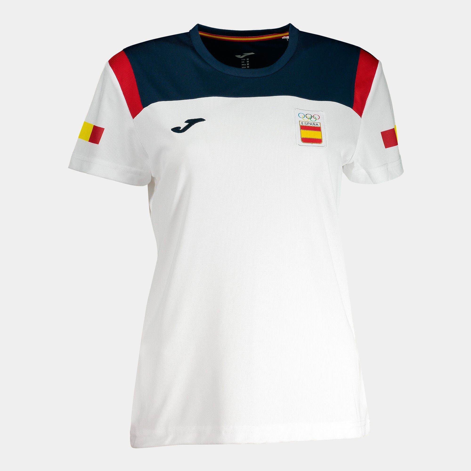 T-shirt manga curta podium Comité Olímpico Espanhol mulher