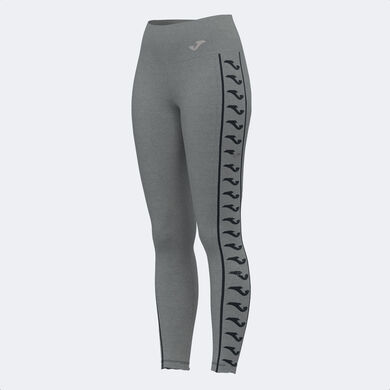 Legging long femme Heroic gris clair noir