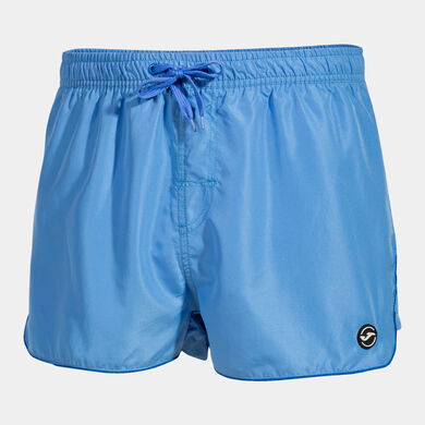 Pantaloni scurți bermude pentru plajă bărbaȚi Curve albastru