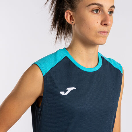 Camiseta tirantes mujer Eco marino flúor |