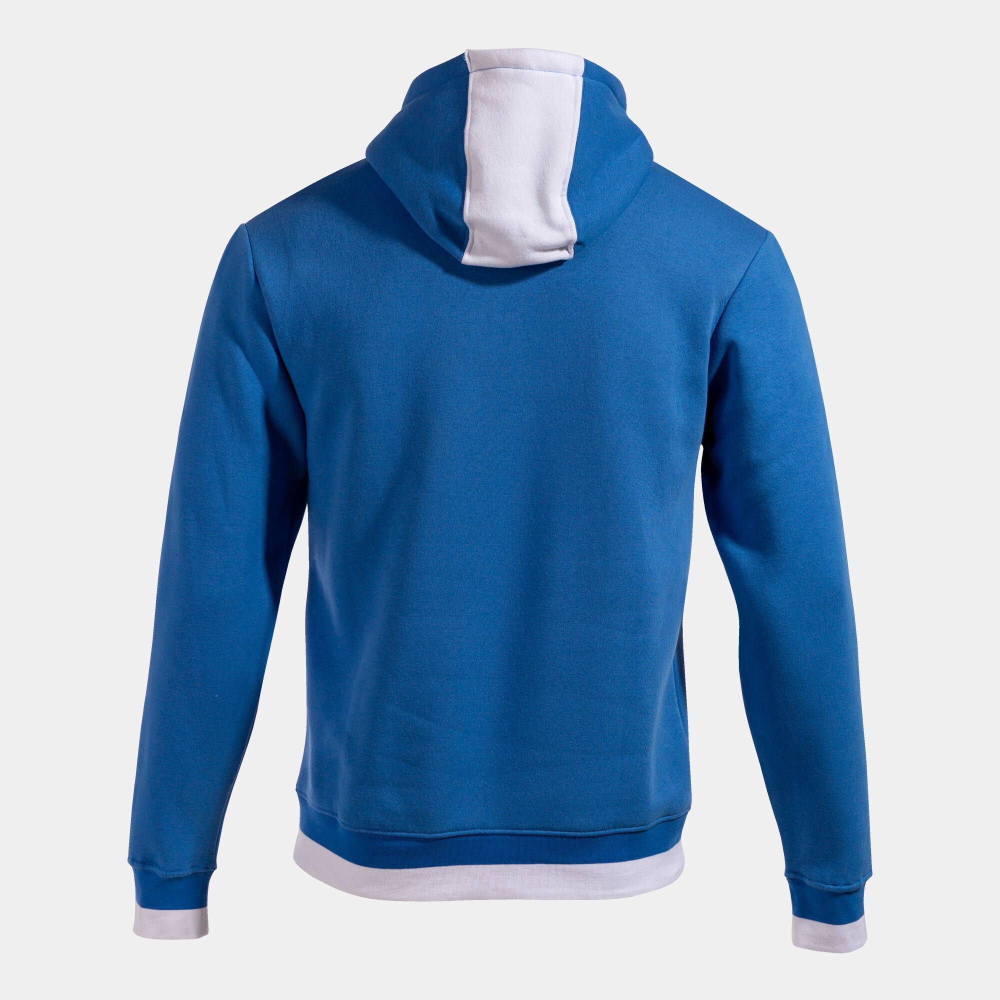 Hooded sweater man Confort II royal blue white