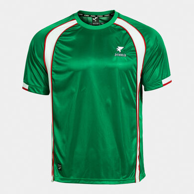 Kurzarmshirt mann Futbol Retro Mundial 2026 gr&uuml;n wei&szlig;