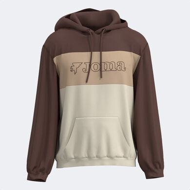 Felpa con cappuccio uomo Mimetic marrone kaki beige