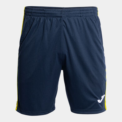 Bermuda shorts man Open III navy blue yellow