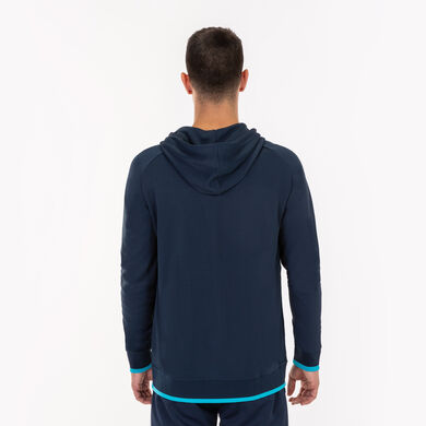 Jacke mit kapuze mann Supernova marineblau neon-türkis