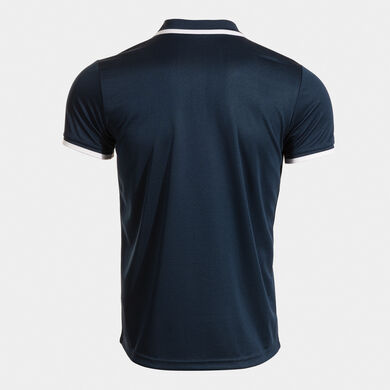 Polo shirt short-sleeve man Combi Premium navy blue white